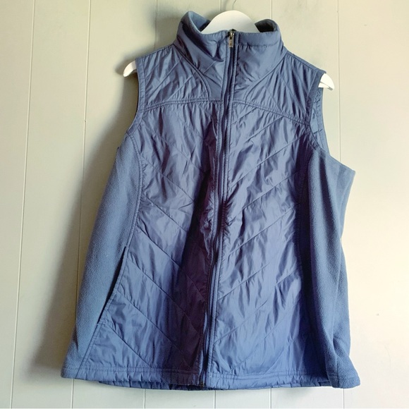 Columbia Vest Womens Vertex Full Zip Quilted Softshell Blue 1X - Picture 1 of 4